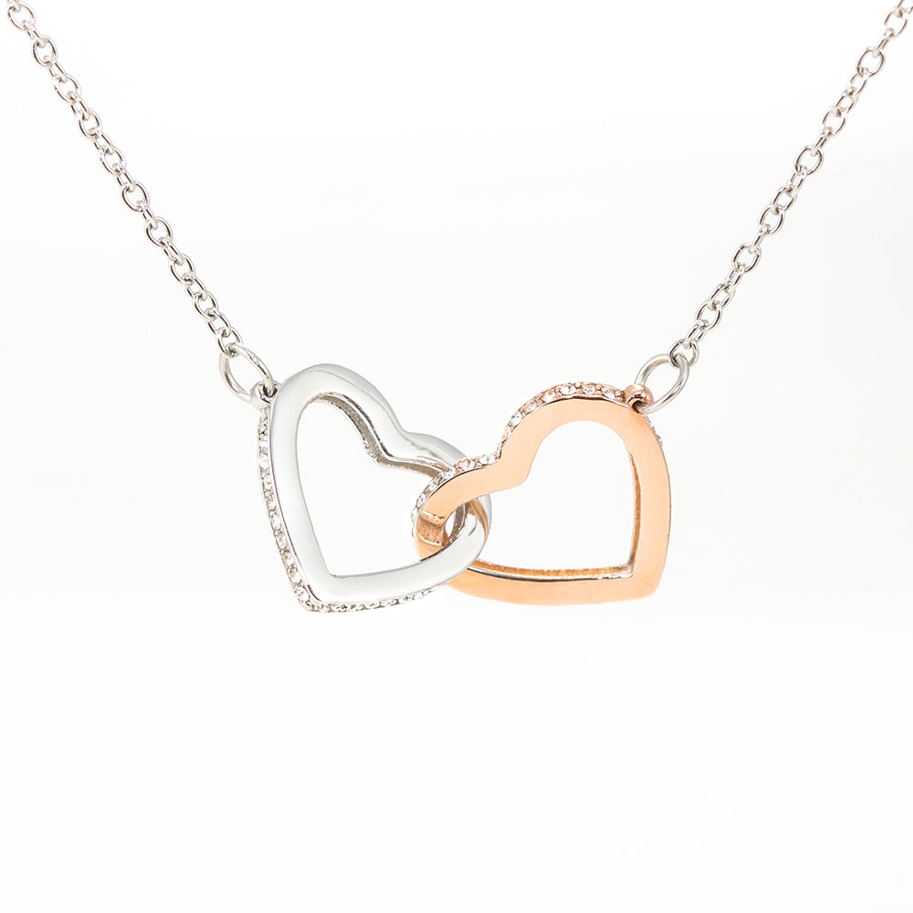 Interlock Heart Necklace — Two hearts, One connection