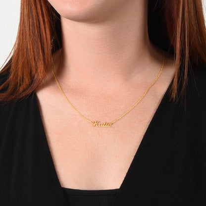 Custom Name Necklace — The Gift They'll Never Forget